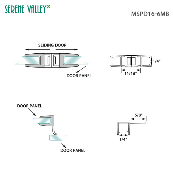 Serene Valley Shower Door Sweep Wayfair